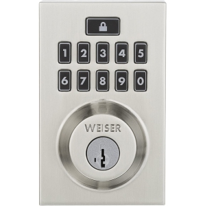 Weiser Smartcode 10 Touchpad Electronic Deadbolt - Silver - Brand New