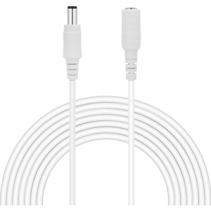 Power Extension Cable 30ft 10M 2.1mm x 5.5mm Compatible 12V DC Adapter Cord CCTV Security camera IP Ca
