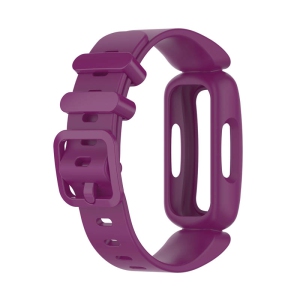 StrapsCo Soft Silicone Rubber Watch Band Strap for Fitbit Ace 3 - Purple