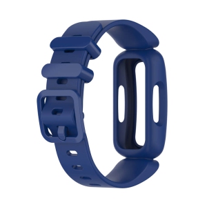 StrapsCo Soft Silicone Rubber Watch Band Strap for Fitbit Ace 3 - Blue