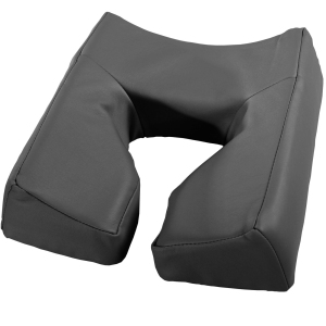 Master Massage Patented Memory Foam Ergonomic Dream Face Cushion Pillow Headrest, Black