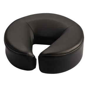 Master Massage New Standard Headrest Face Cushion Pillow for Massage Table, Black