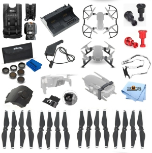 DJI Mavic Air Accessory Kit with Carry Vest, Filter Kit, Charger Hub, Props and Much More