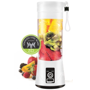 Hauz - Portable Personal Blender, 380 mL Capacity, USB Reachargeable, White
