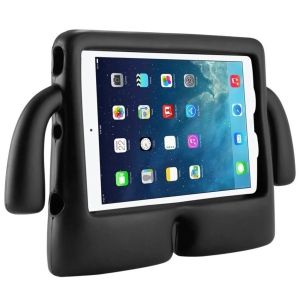 3D Silicone Shockproof Child Kids Stand Cover Case for iPad Pro 11" 1st 2nd 3rd Gen, Air 4 5 4th 5th Gen, Black