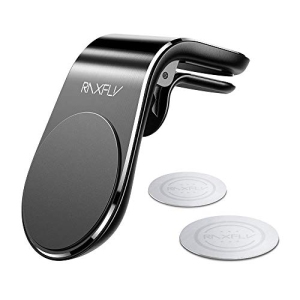 TOPK L-Type Universal Car Air Vent Clip Mobile Phone Magnetic Holder Alloy