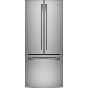 GE 30" 21 Cu. Ft. French Door Refrigerator (GNE21DYRKFS) - Stainless Steel