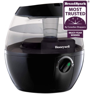Honeywell HUL520BC MistMate™ Ultrasonic Cool Mist Humidifier, White, with Adjustable Mist Control, Auto Shut-off, Ultra Quiet Operation, Visible Cool Mist