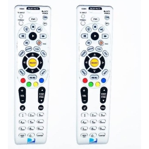 Lot of Two Remote Controls DIRECTV RC66RX RF Universal W/Batteries