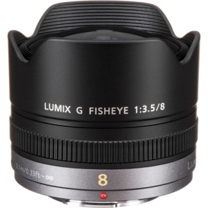 PANASONIC LUMIX G FISHEYE Lens, 8MM, F3.5, MIRRORLESS Micro PANASONIC LUMIX G FISHEYE Lens, 8MM, F3.5, MIRRORLESS Micro