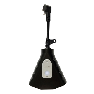 Xtricity - Smart 3 Outlet Power Switch, Wi-Fi, For Outdoor Use, Black