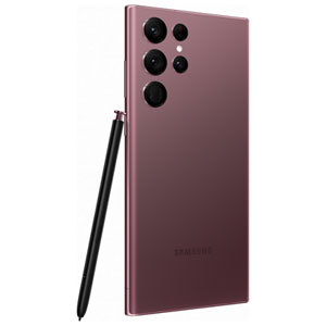 Best Buy: Samsung Galaxy S22 Ultra 128GB (Unlocked) Burgundy SM-S908UDRAXAA