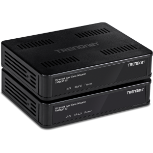 TRENDnet MoCA 2.0 Ethernet-over-Coax Adapter Kit - 2-Pack - (TMO-311C2K)