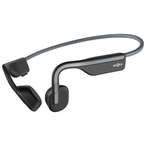 Shokz OpenMove Casque Bluetooth à Conduction Osseuse Ouvert - Gris