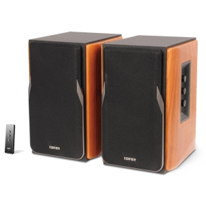 Edifier R1380T Powered Bookshelf Speakers, Studio Monitor Speaker - Wood (Pair)