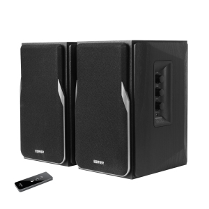 Edifier R1380T Powered Bookshelf Speakers, Studio Monitor Speaker - Black (Pair)