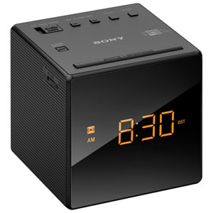 Sony Alarm Clock Radio (ICFC1/BUC) - Black