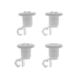 WG04A01222 OEM GE Dishwasher Upper Dishrack Roller Assembly Kit 4 Pack