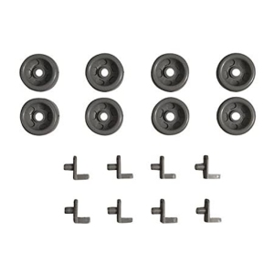 WG04A03392 OEM GE Dishwasher Lower Dishrack Roller Assembly Kit 8 Pack