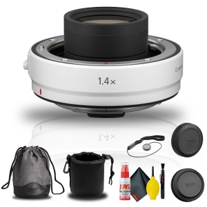 Canon Extender RF 1.4x (4113C002) + Lens Pouch + Cleaning Kit + More (International Version)