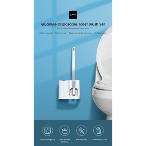 Quange Disposable Toilet Brush Set