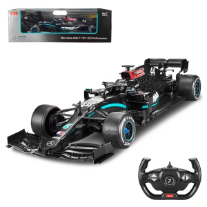RASTAR Licensed Mercedes-Benz 1:12 F1 W11 EQ Performance Remote Control Model Car, Open Doors and Working Lights, 2.4GHz (Black)