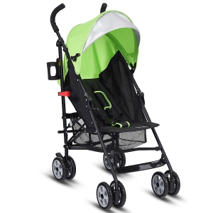 Topbuy Lightweight Foldable Baby Stroller Aluminum frame proof UV canopy