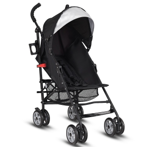 Topbuy Lightweight Foldable Baby Stroller Aluminum frame proof UV canopy