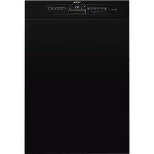 Smeg 24" 48dB Front-Control Dishwasher with Third Rack ENERGY STAR (LSPU8643BL) - Black