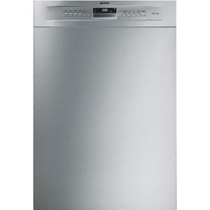 Smeg 24" 48dB Top-Control Dishwasher with Third Rack ENERGY STAR (LSPU8643X) - Stainless Steel