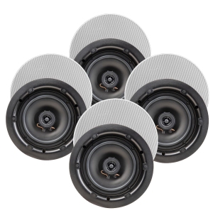 OSD Audio ACE600 6.5" Trimless Thin Bezel 2-Way In-Ceiling Speakers (2 Pair)