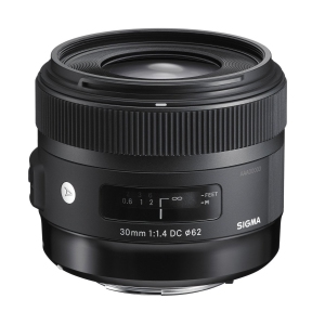 Sigma 30mm f/1.4 DC HSM Fixed Lens for Nikon DSLR Cameras - International Version (No Warranty)