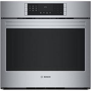 Bosch 30" 4.6 Cu. Ft. True Convection Electric Wall Oven (HBL8454UC) - Stainless Steel