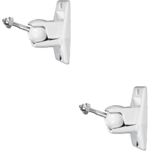 Jumbl SINSB7W ProGrip Ultra Stainless Steel Speaker Wall Mount Bracket, Pair of 2
