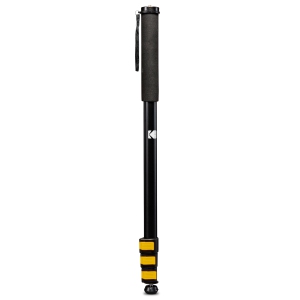KODAK PhotoGear 72” Portable Monopod | 21”-70” Lightweight Aluminum Monopod | 4-Section Flip Lock Adjustment, Smartphone Adapter, Rubber Foot with Retractable Spike, Wrist Strap