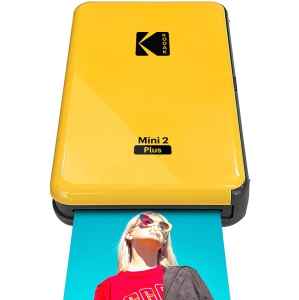 Kodak Mini 2 Plus | 2.1x3.4” Portable Wireless HD Photo Printer with 4PASS (Yellow)