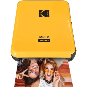 Kodak Mini 3 | 3x3” Portable Wireless HD Photo Printer with 4PASS Tech