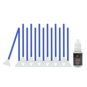 UES FFR24 DSLR or SLR Digital Camera Cleaning Kit for Full-Frame Sensors (14 X 24mm Sensor Cleaning Swabs + 15ml Sensor Cleaner)