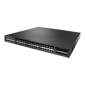 Cisco Catalyst 3650-48TQ-S - Switch - L3 - managed - 48 x 10/100/1000 + 4 x 10 Gigabit SFP+ - desktop, rack-mountable (WS-C3650-48TQ-S)