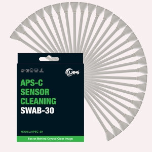 UES APSC30 DSLR or SLR Digital Camera Cleaning Swabs for APS-C Sensors Cleaning Value Package (30 X 16mm Sensor Cleaning Swabs)
