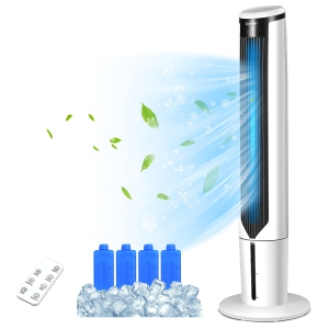 Costway 41" Evaporative Air Cooler Quiet Cooling Oscillating Fan w/ Remote Control
