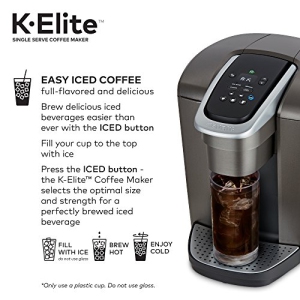 Keurig K Elite Coffee Maker Single Serve K Cup Pod Coffee Brewer