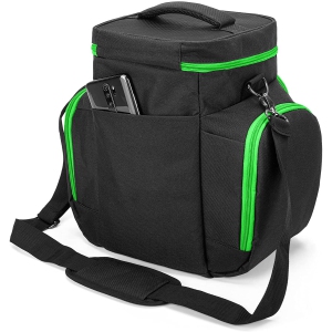 Carrying Case Compatible with Xbox Series X, Travel Bag with Multiple Storage Pockets for Xbox Controllers, Games, Cables, Portable Hard Disk and Other Accessories