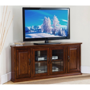 Bowery Hill 60" TV Stand in Burnished Oak