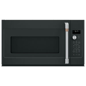 Café Over-The-Range Convection Microwave with Air Fryer - 1.7 Cu. Ft. - Matte Black