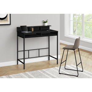 Monarch Specialties I 7700 Computer Desk 48"L Black Black Standing Height