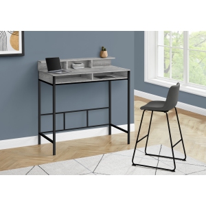 Monarch Specialties I 7703 Computer Desk 48"L Grey Black Standing Height