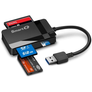 C368 USB 3.0 Multi-Card Reader, Plug N Play, Apple and Windows Compatible, Powered by USB, Supports