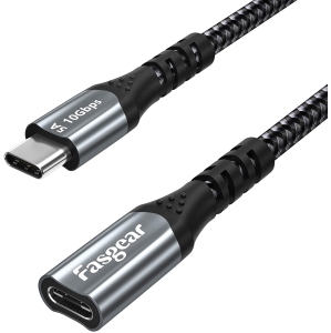 USB C Extension Cable 3ft 10Gbps USB 3.1 Gen 2 Type C Male to Female Cord Support 4K Video Audio Output