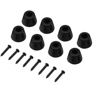 Speaker Spike Feet Kit, 8 Pcs 30x20mm Rubber Isolation Feet Anti-Vibration Base Pad Stand for Speaker Guitar Subwoofer